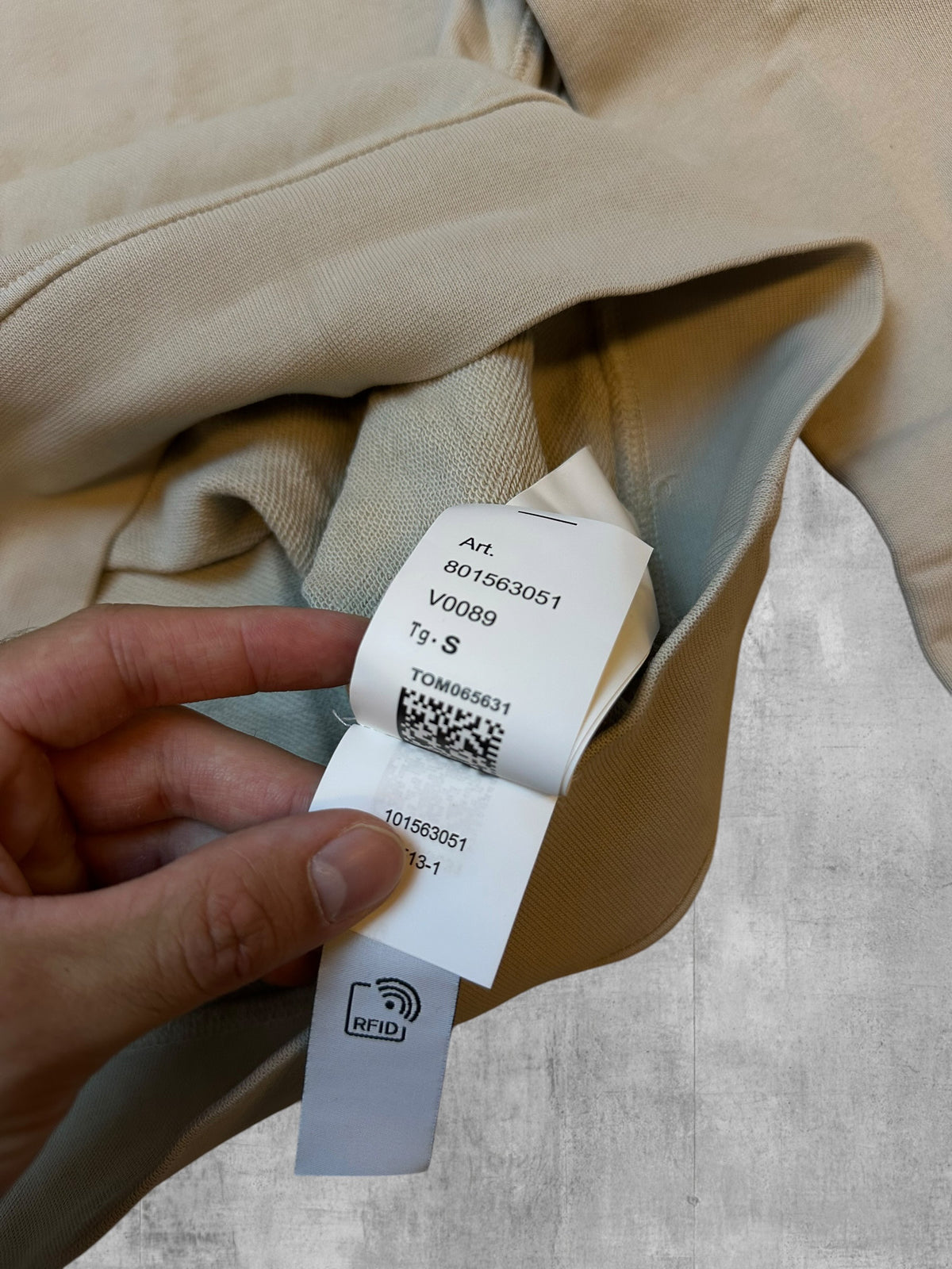 Stone Island Felpa Beige S