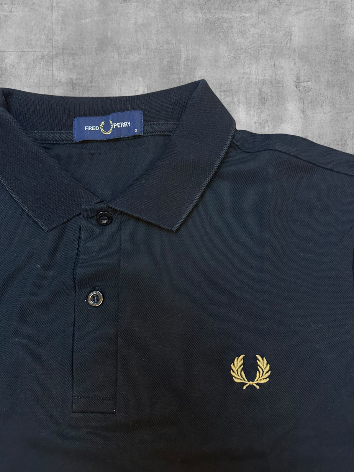 Fred Perry Polo Noir S