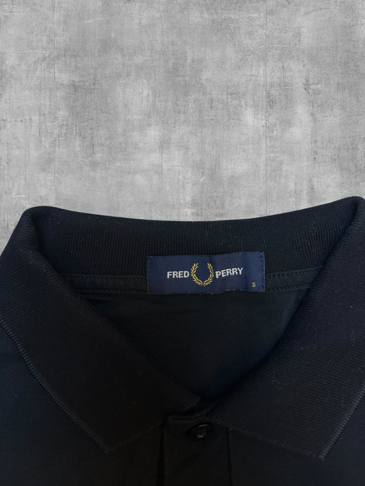 Fred Perry Polo Noir S