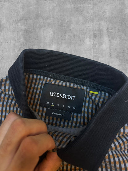 Lyle & Scott Poloshirt Braun Karriert S