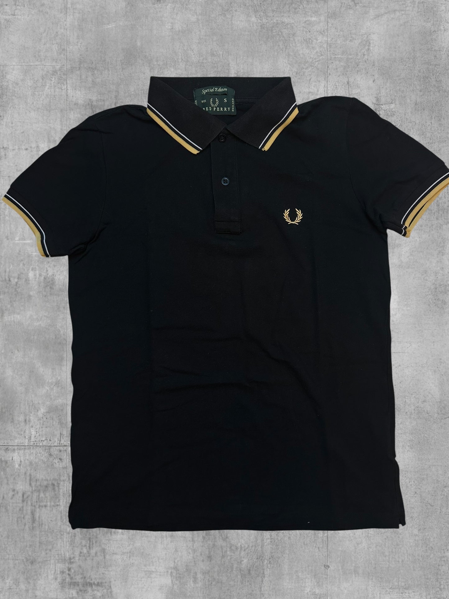 Fred Perry Poloshirt Special Edition Schwarz S