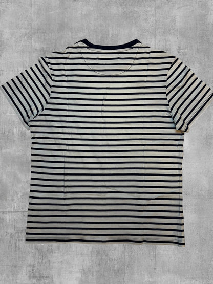 Lyle & Scott T-Shirt Gestreift Navy M