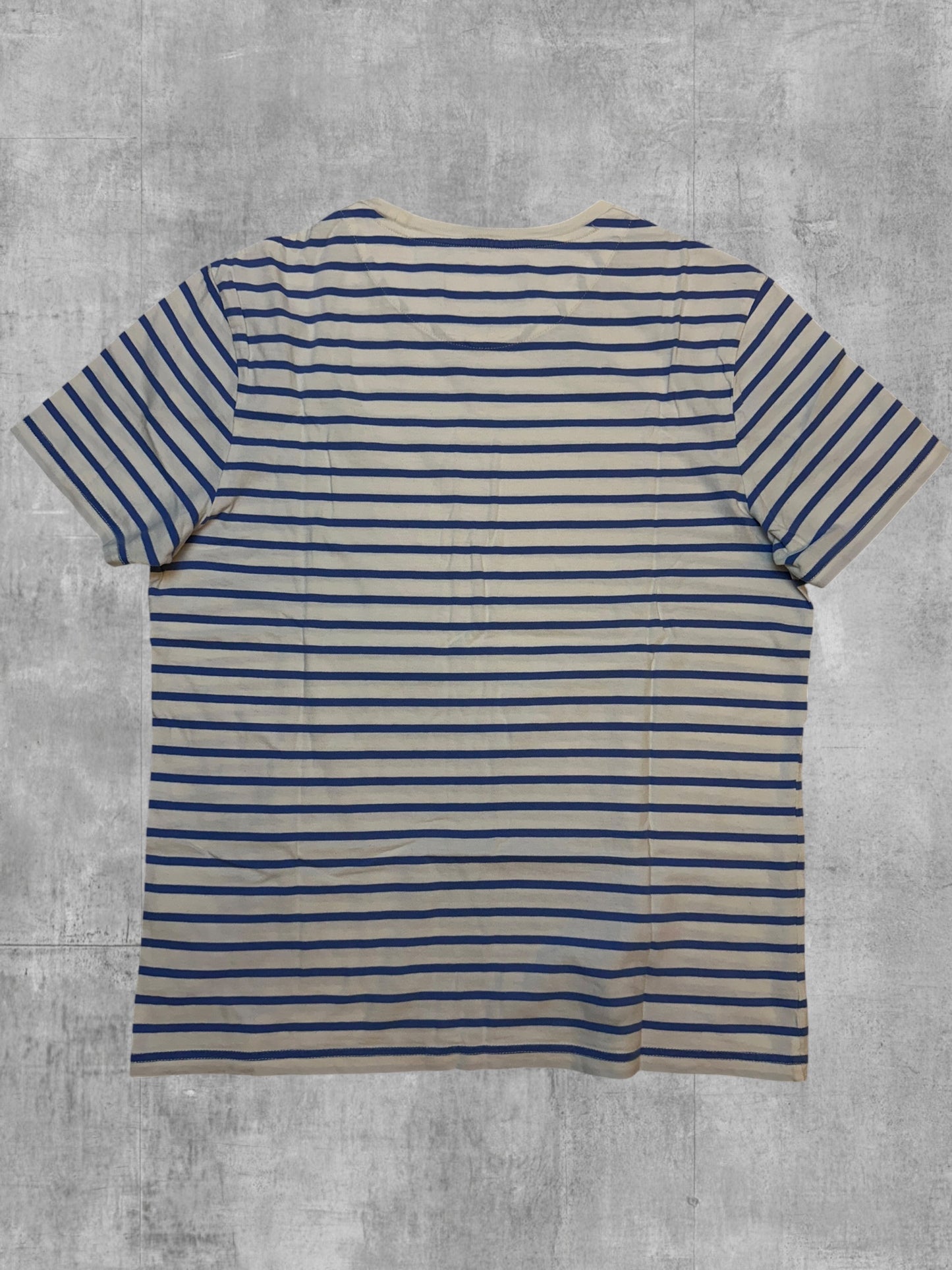 Lyle & Scott T-Shirt Gestreift Blau M