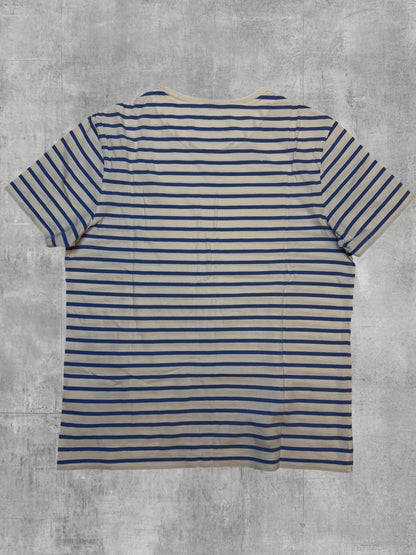 Lyle & Scott T-Shirt Gestreift Blau M