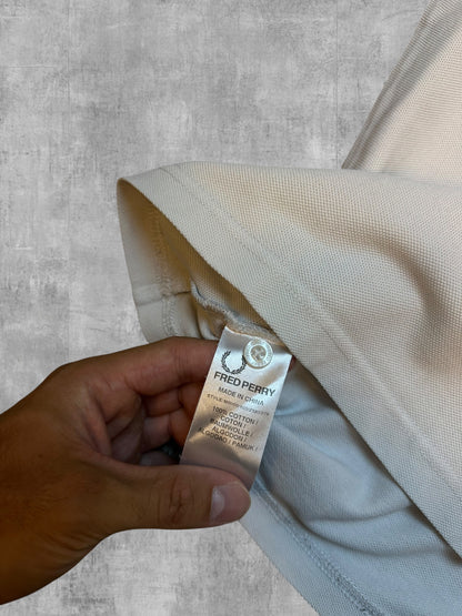Fred Perry Polo Bianco M Slim Fit