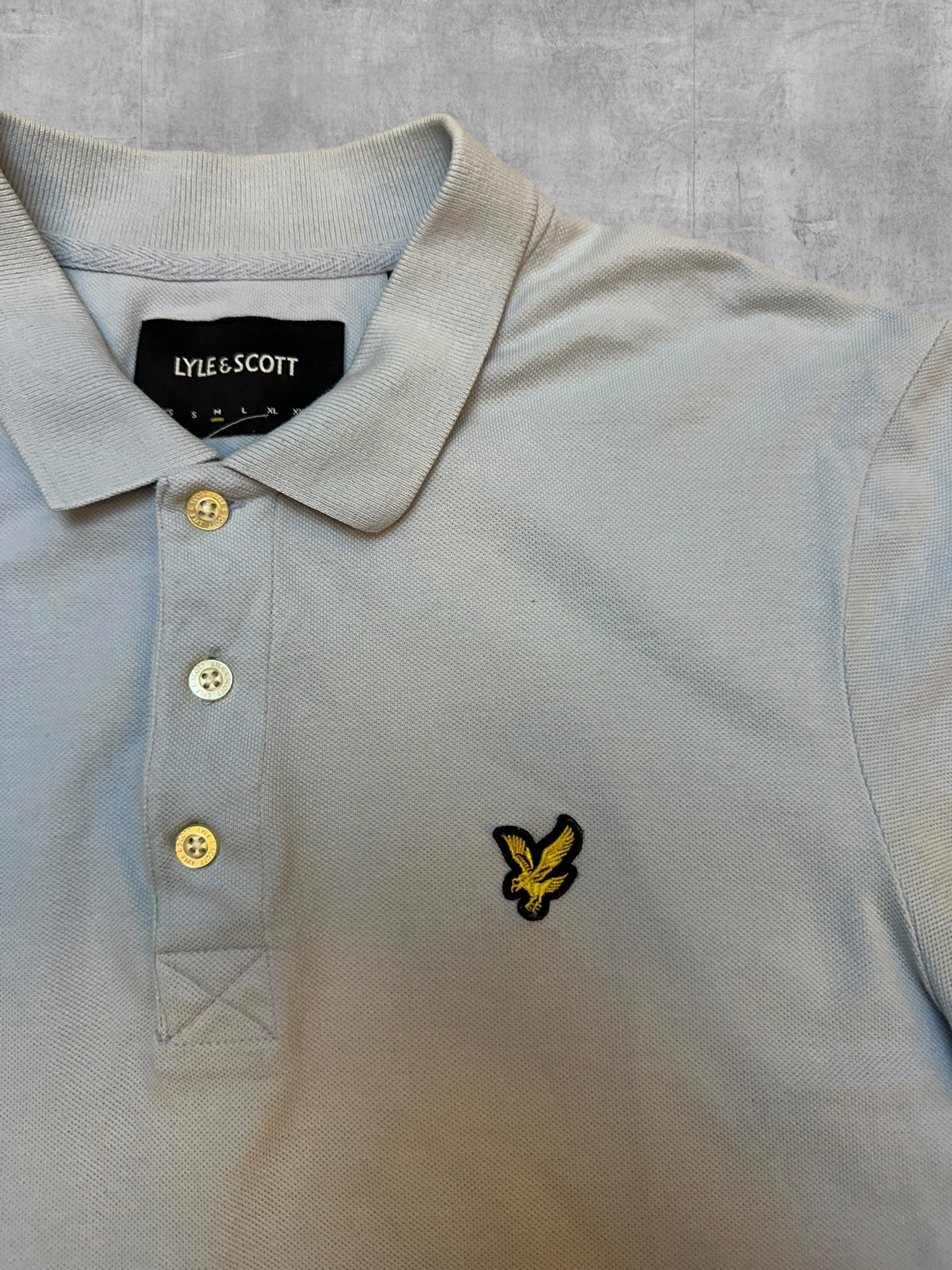 Lyle & Scott Polo Shirt Grey M