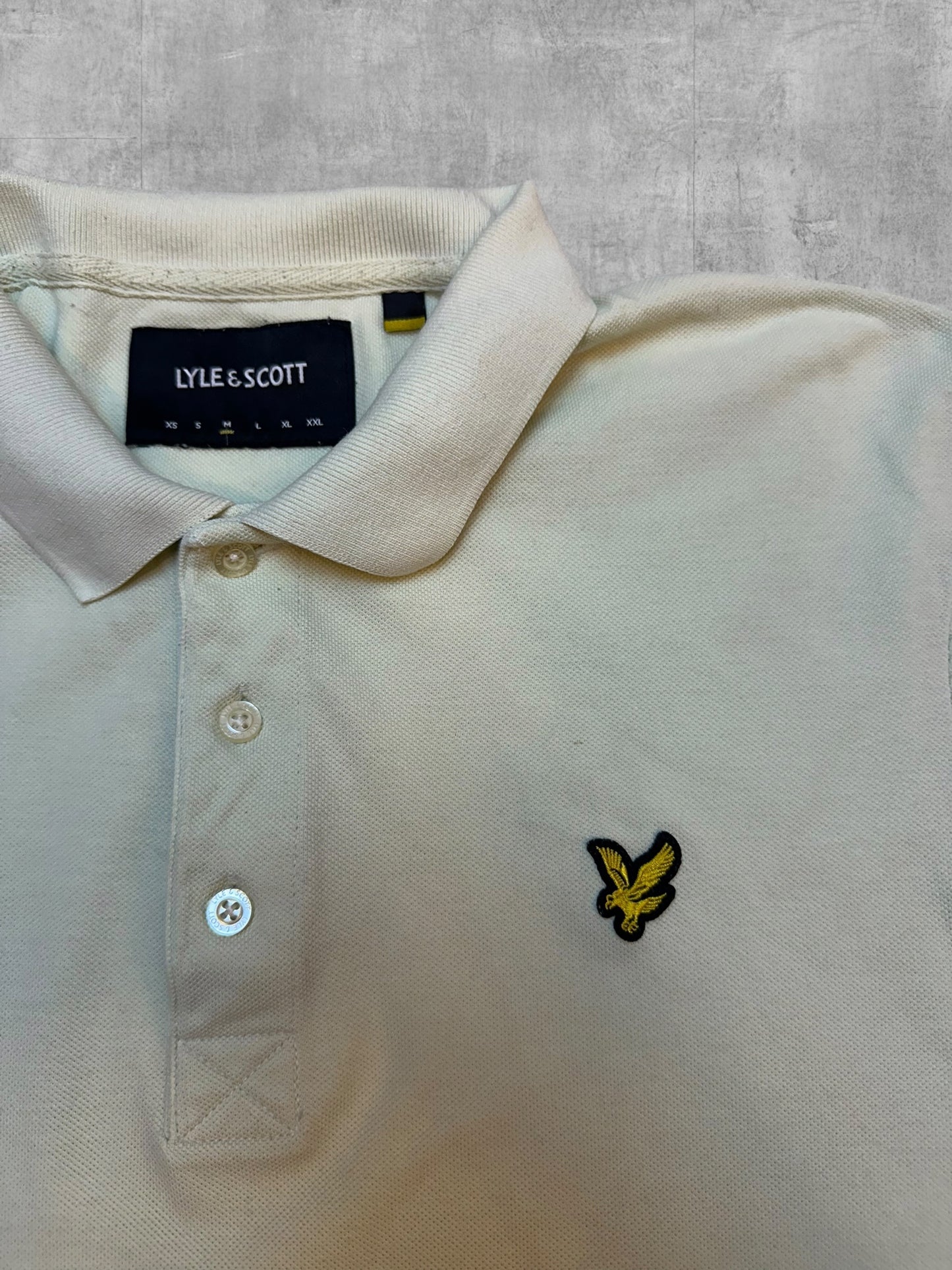 Lyle & Scott Poloshirt Creme M