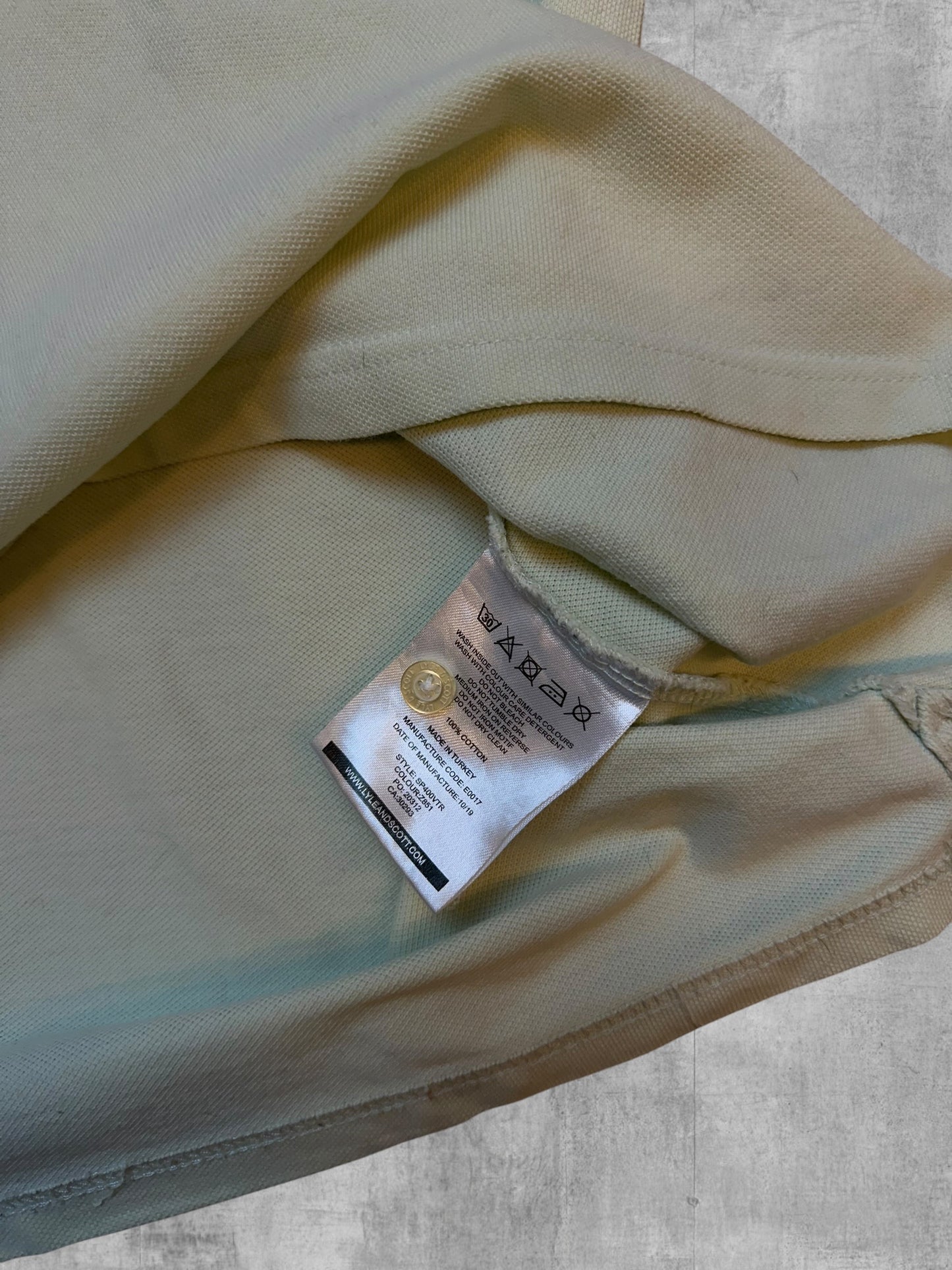 Lyle & Scott Poloshirt Creme M