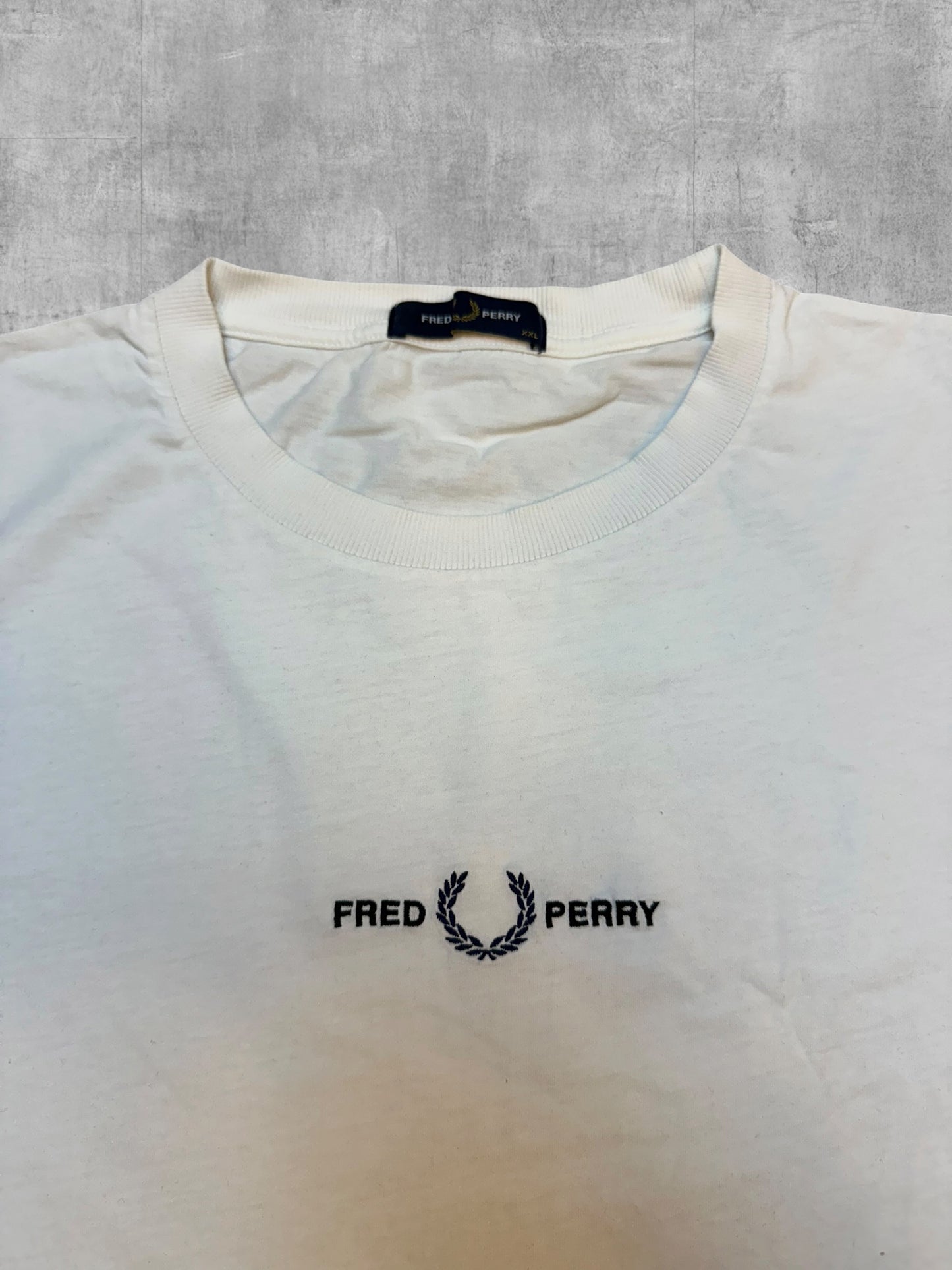 Fred Perry T-Shirt Weiß XXL