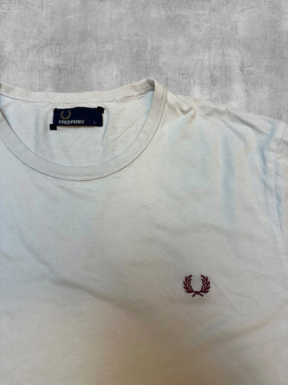 Fred Perry T-Shirt Weiß L