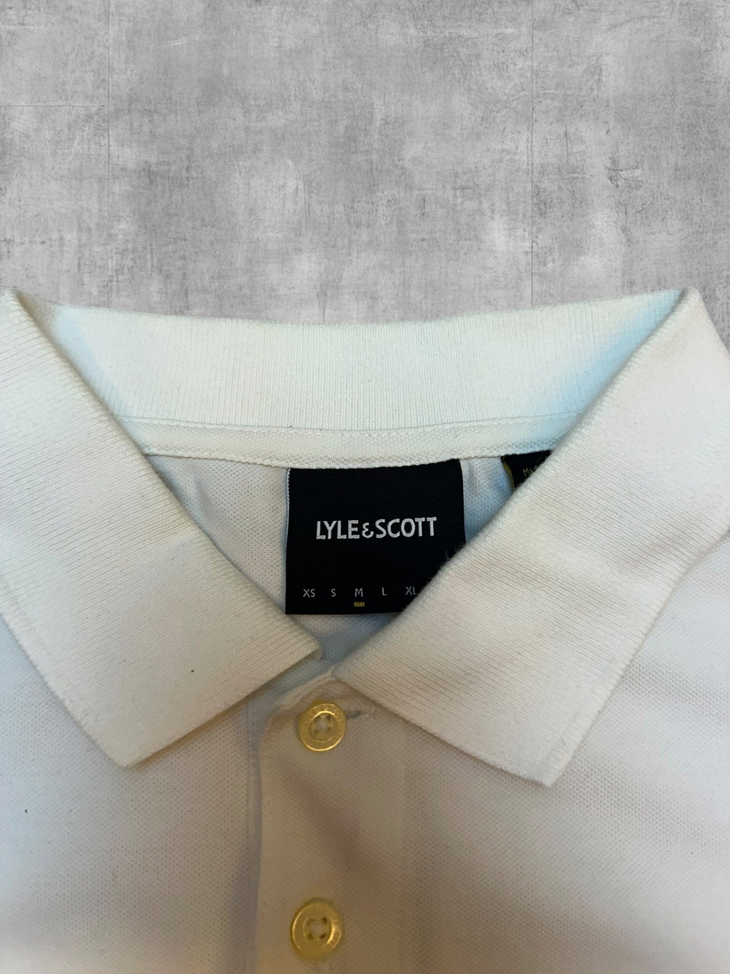 Lyle & Scott Poloshirt Weiß M