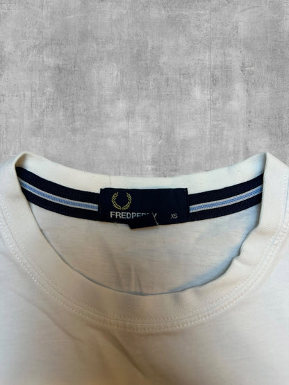 Fred Perry T-Shirt Weiß XS