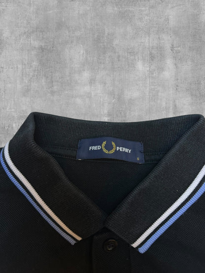Fred Perry Poloshirt Schwarz S