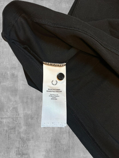 Fred Perry Poloshirt Schwarz S