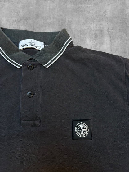 Stone Island Poloshirt Schwarz L