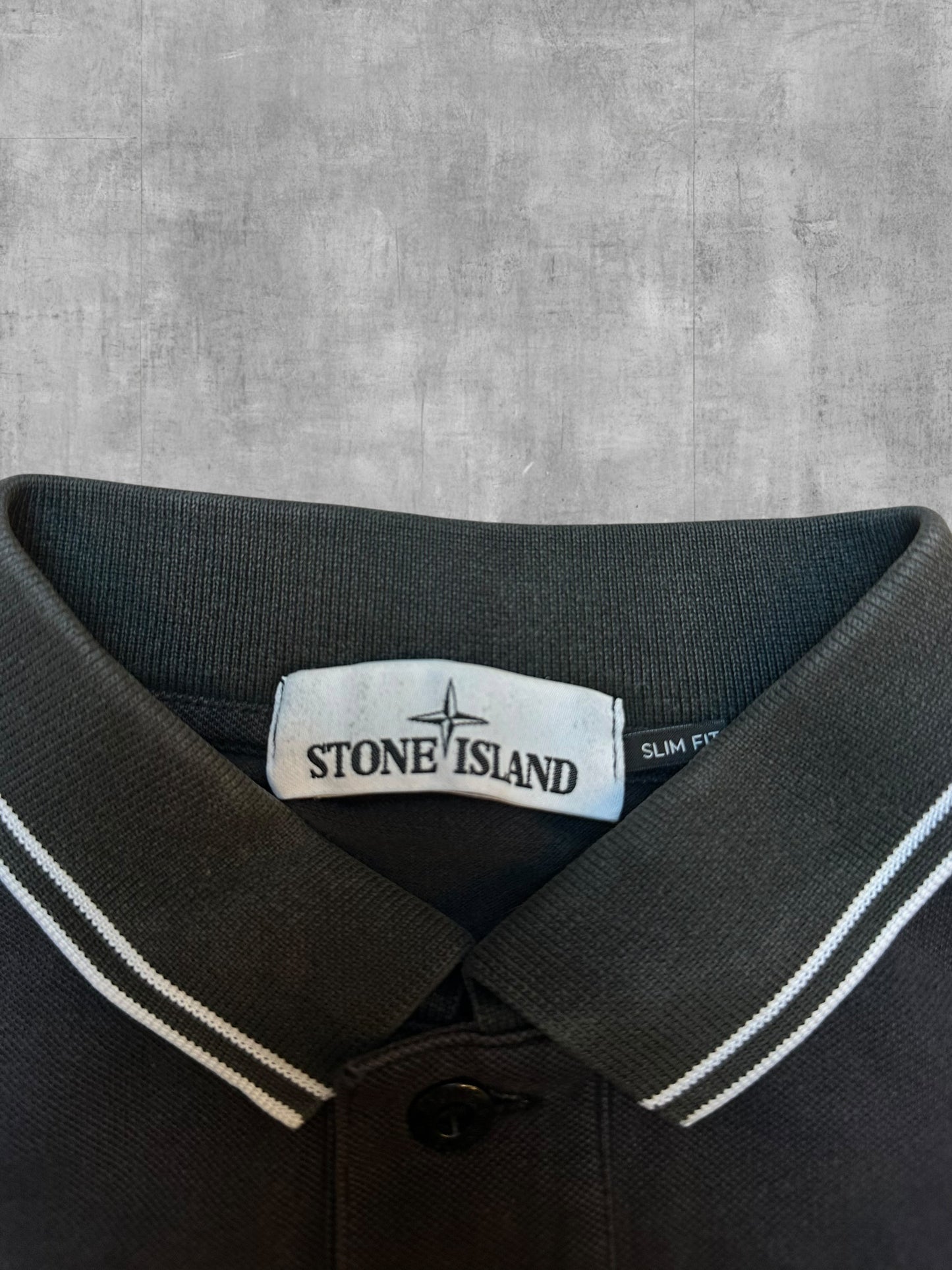 Stone Island Poloshirt Schwarz L