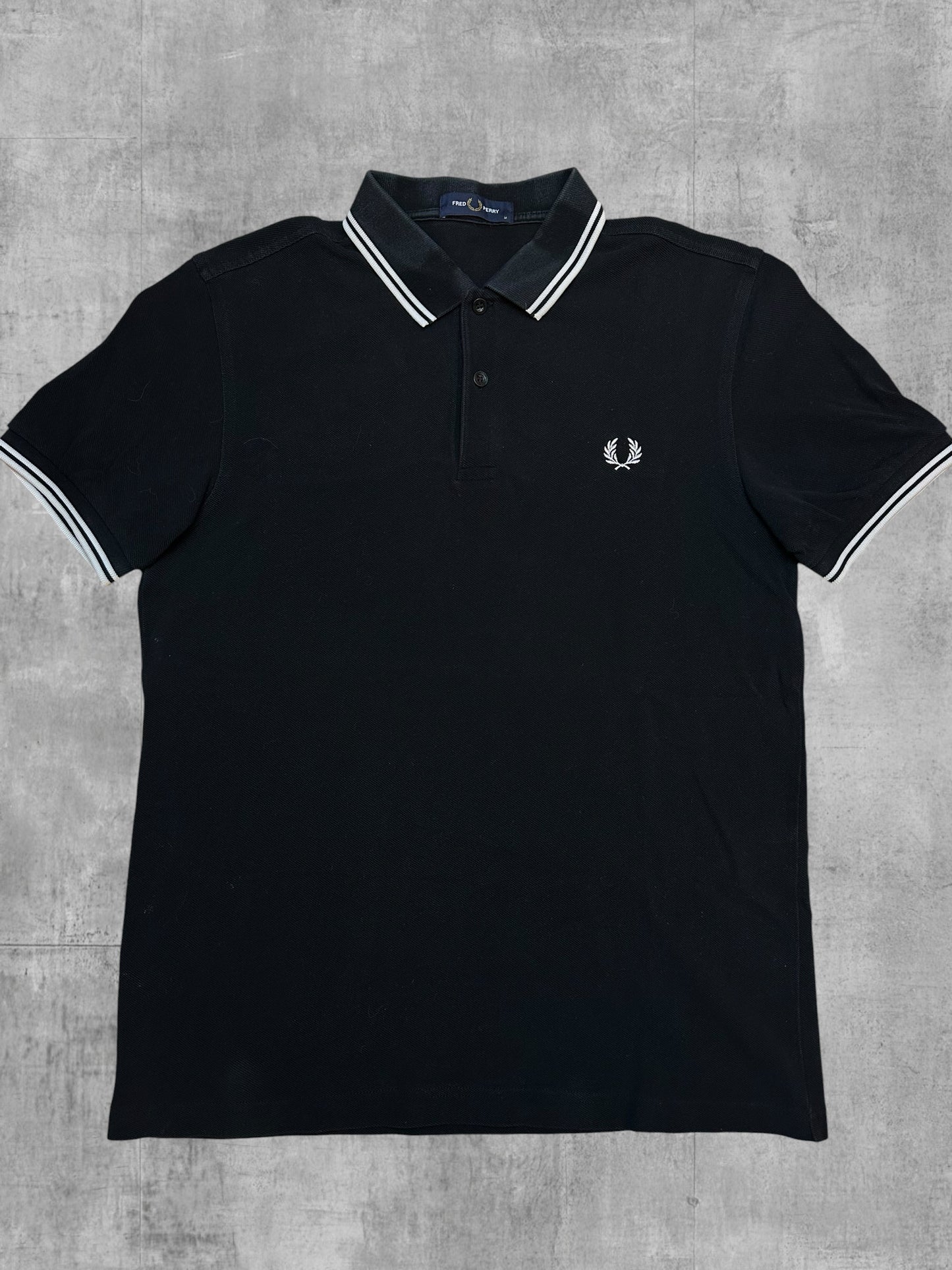 Fred Perry Poloshirt Schwarz M