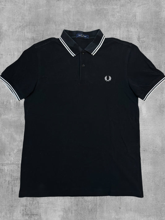Fred Perry Poloshirt Schwarz M