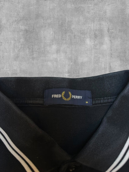Fred Perry Poloshirt Schwarz M