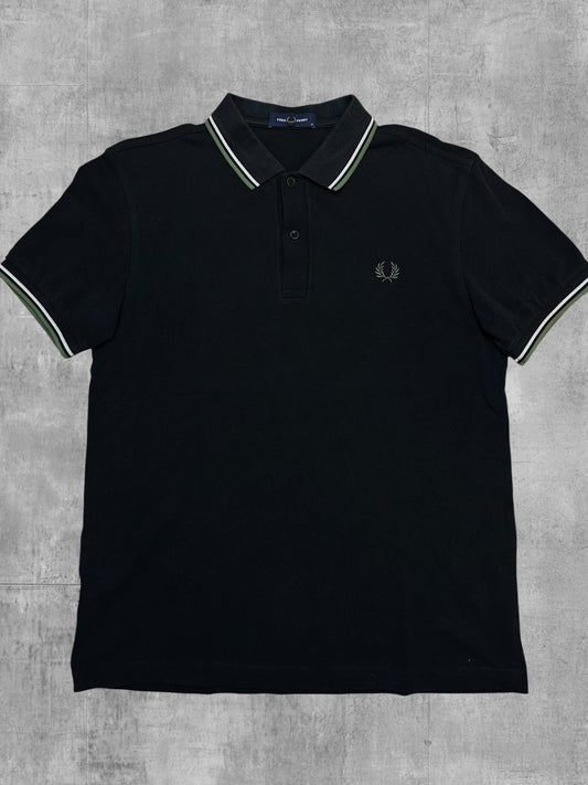 Fred Perry Poloshirt Schwarz M