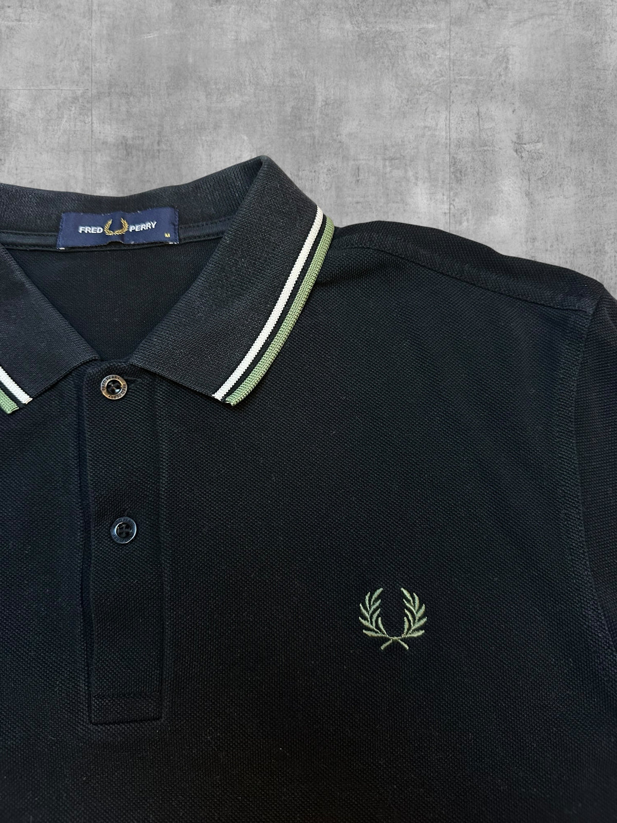 Fred Perry Polo Shirt Black M