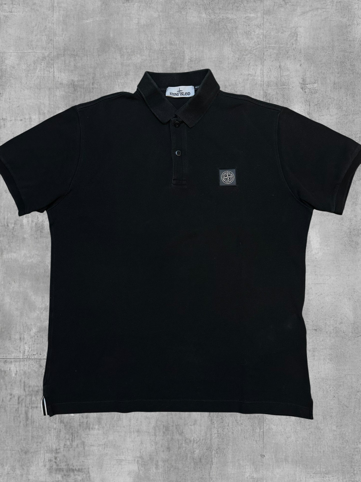 Stone Island Poloshirt Schwarz L
