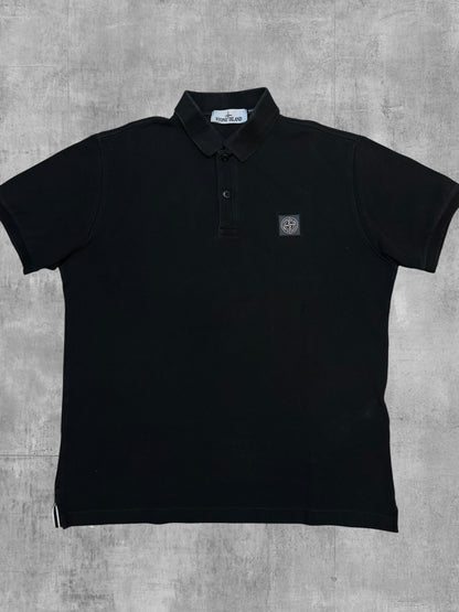 Stone Island Poloshirt Schwarz L