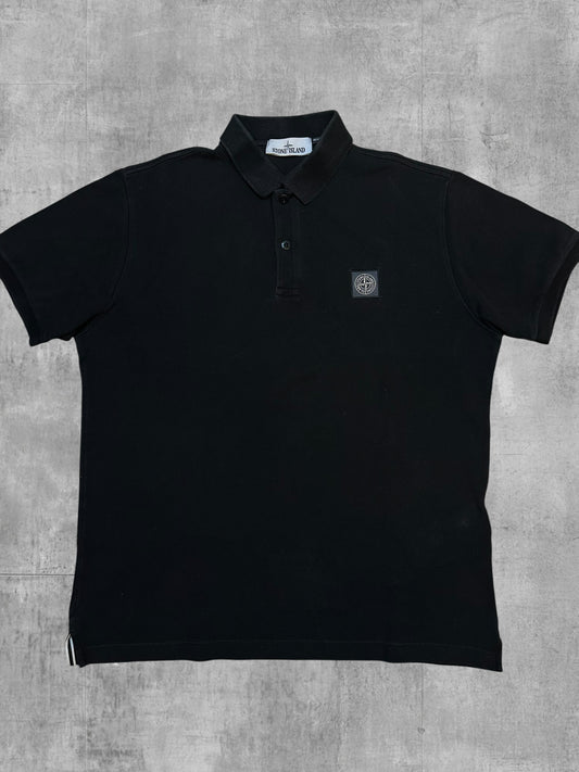 Stone Island Poloshirt Schwarz L