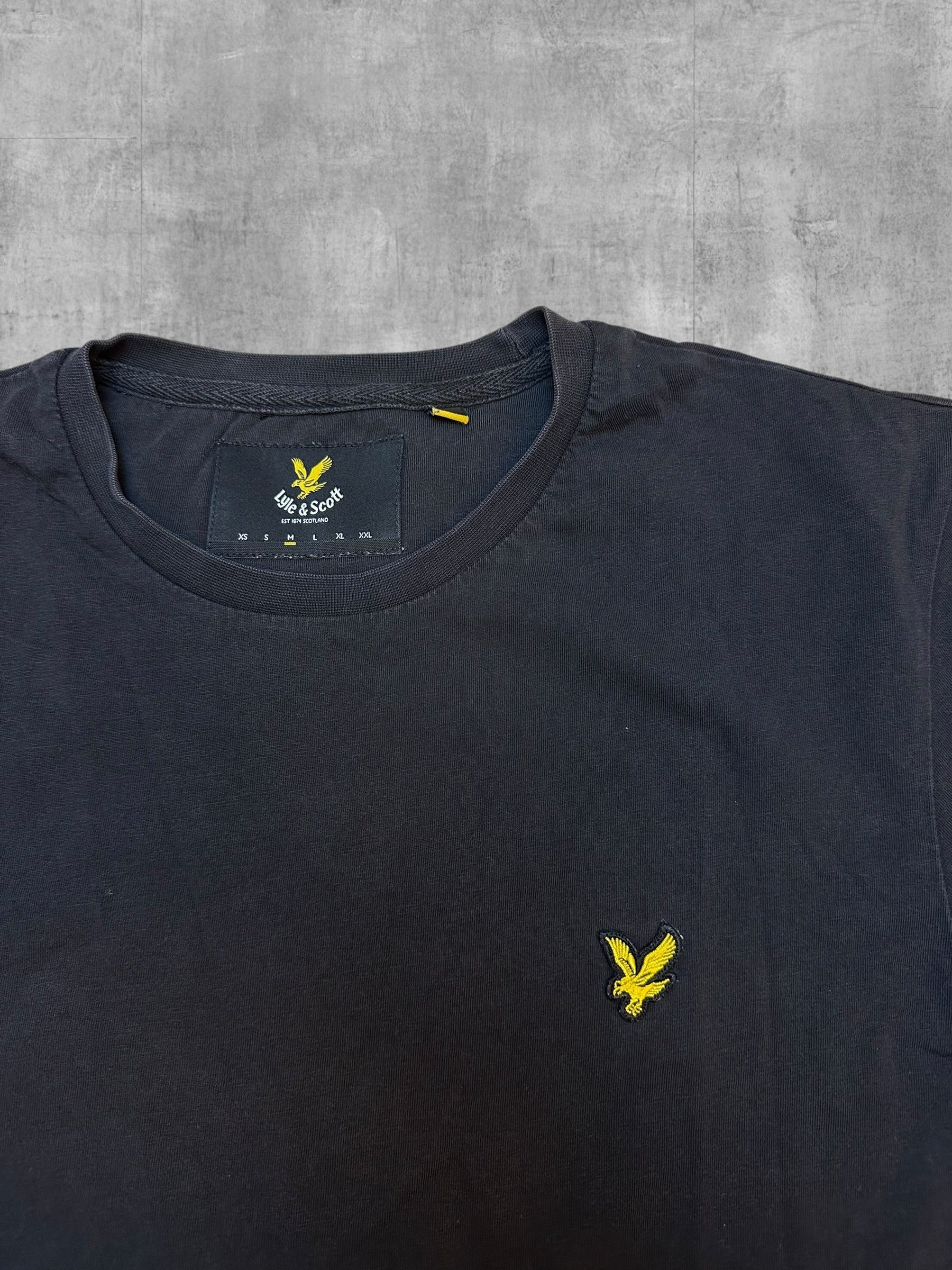 Lyle & Scott T-Shirt Schwarz M - Logo