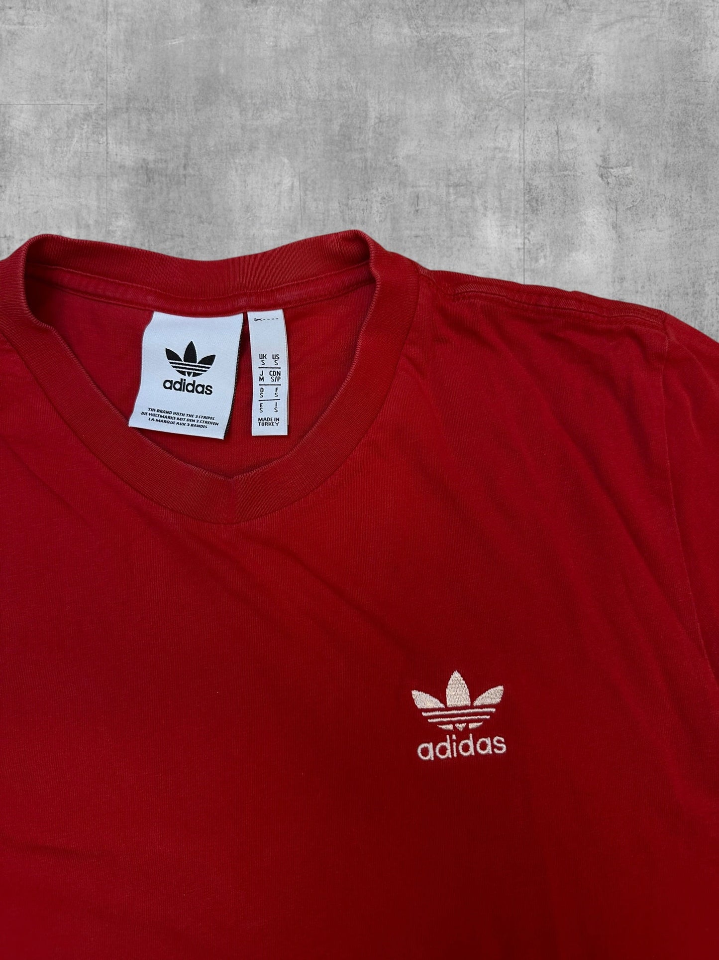 Adidas T-Shirt Rot - Logo