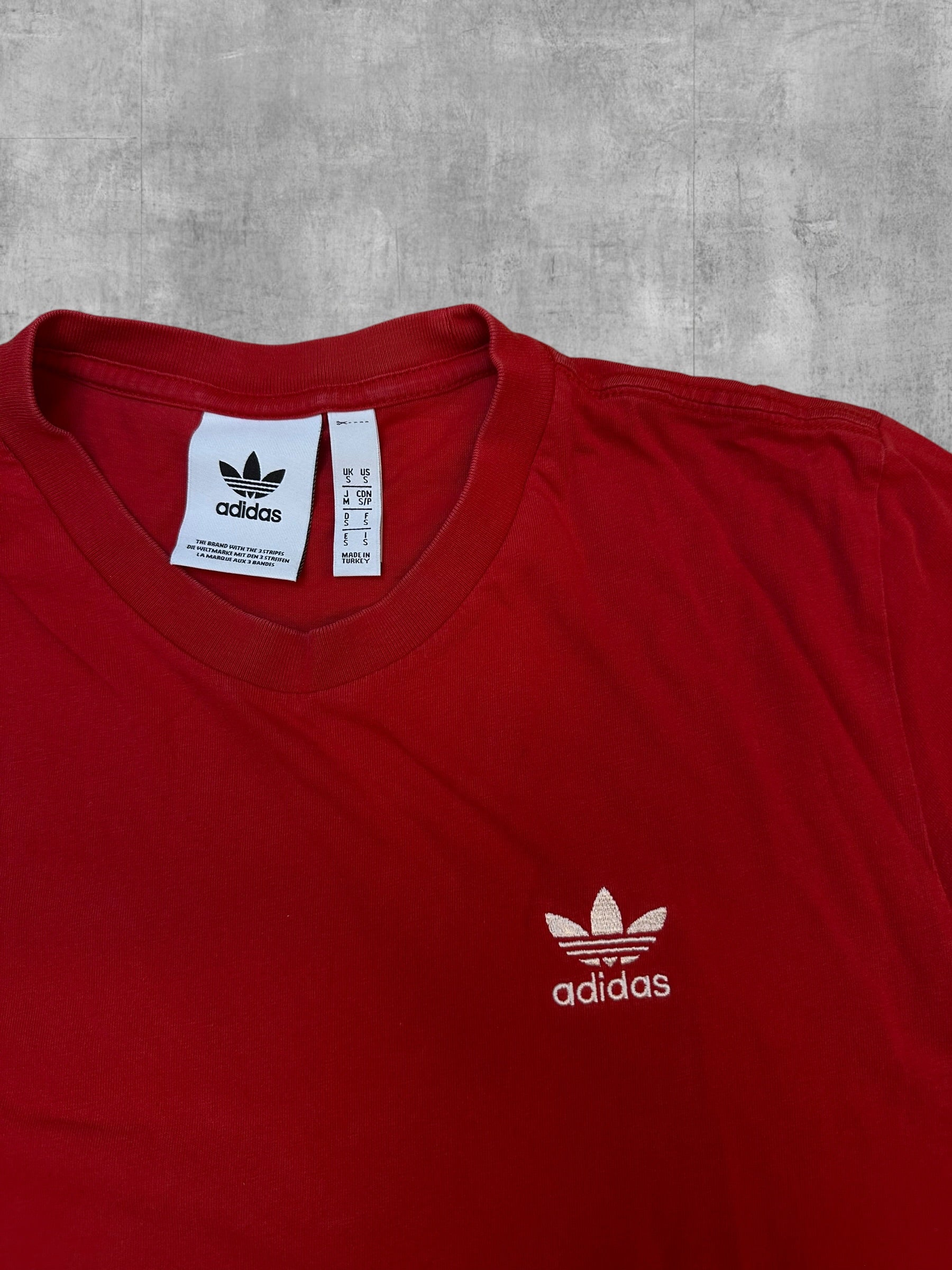 Adidas T-Shirt Rot - Logo