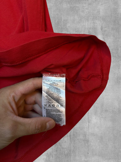 Adidas T-Shirt Rot - Etikett