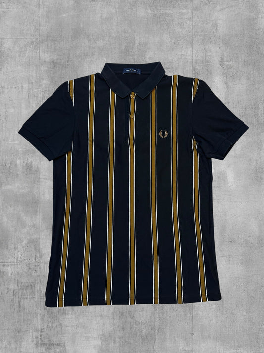 Fred Perry Polo Shirt Navy Gold - Vorderseite