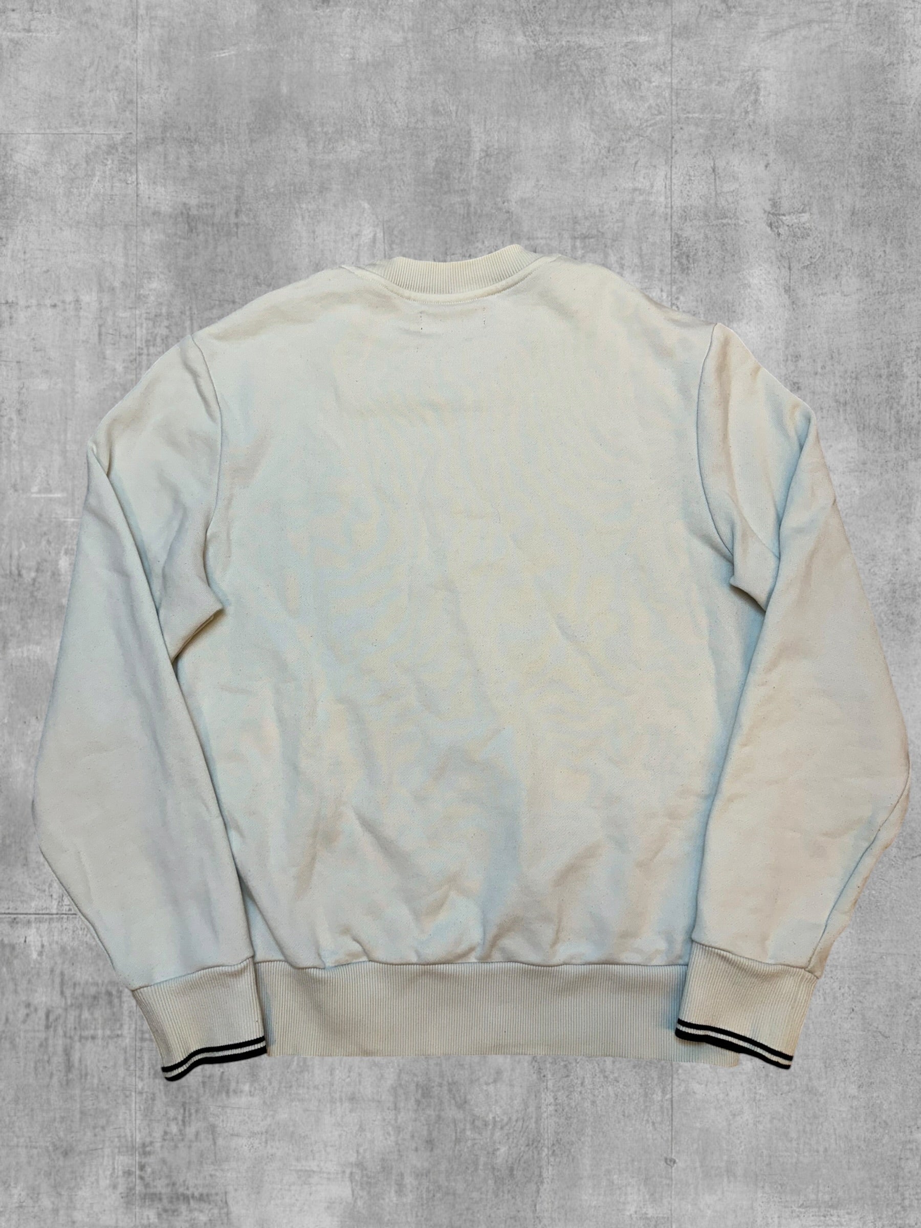 Fred Perry Sweatshirt Creme - Rückseite