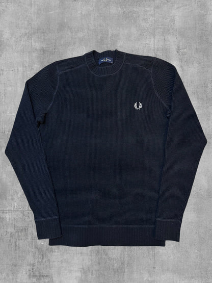 Fred Perry Strickpullover Navy - Vorderseite