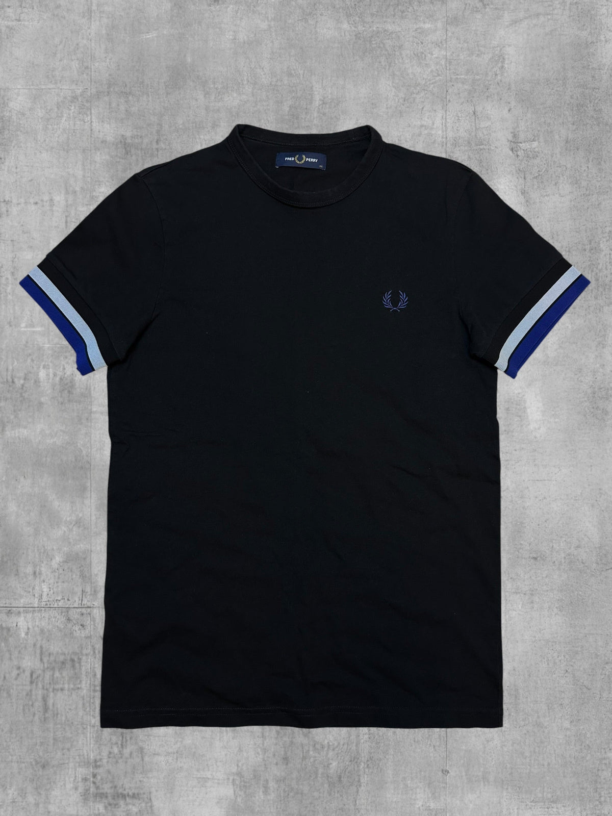 Fred Perry T-Shirt Schwarz - Vorderseite