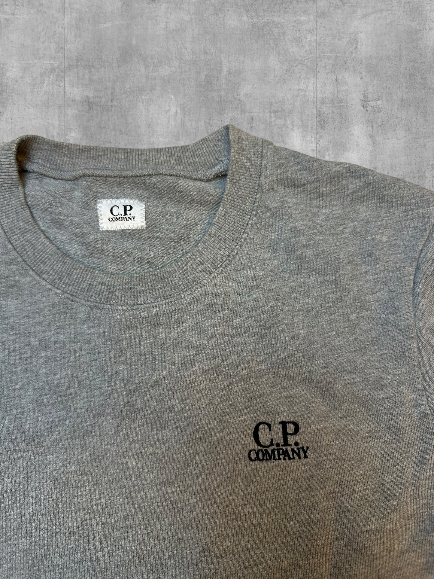 C.P. Company Sweatshirt Grau - Logo