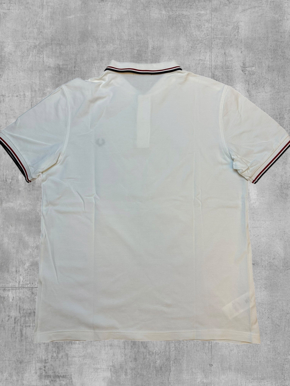 Fred Perry Polo Shirt Weiß - Rückseite
