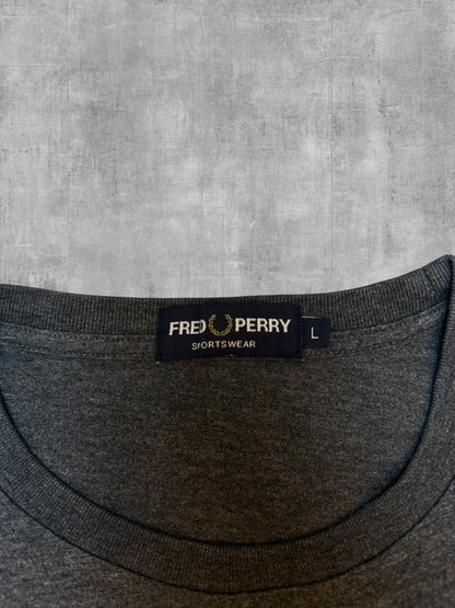 Fred Perry T-Shirt Colorblock - Nackentag
