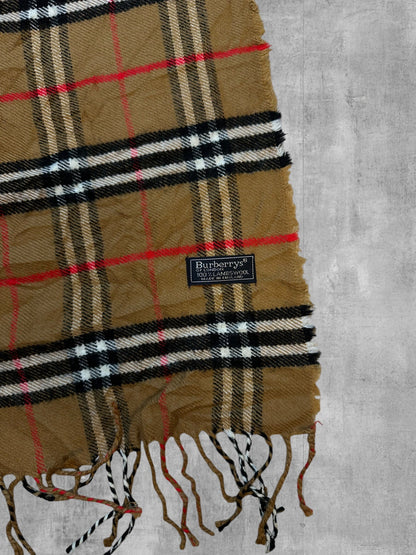 Burberry Schal Camel - Etikett