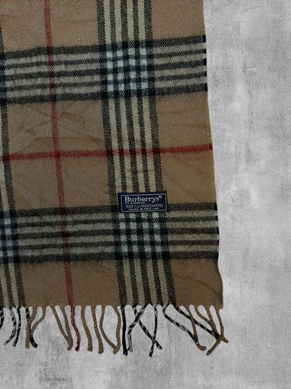 Burberry Schal Camel - Etikett
