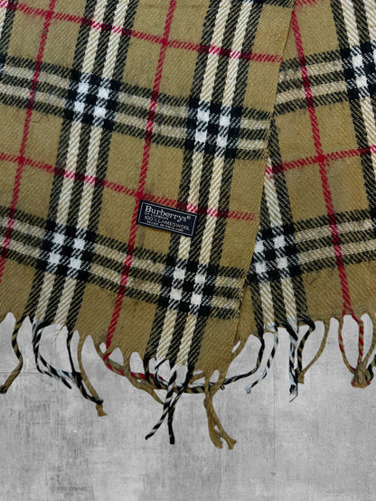 Burberry Schal Camel - Etikett