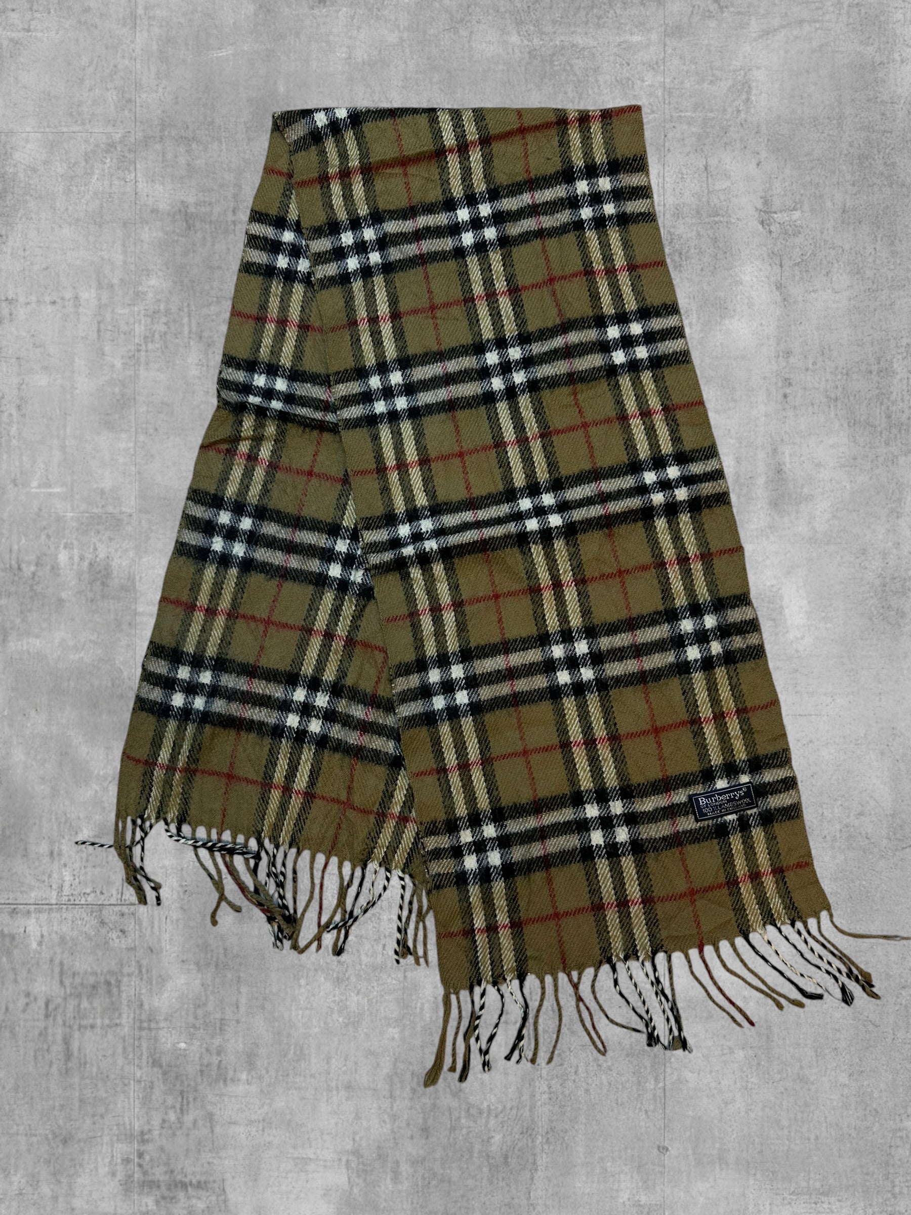 Burberry Schal Khaki - Gesamtansicht