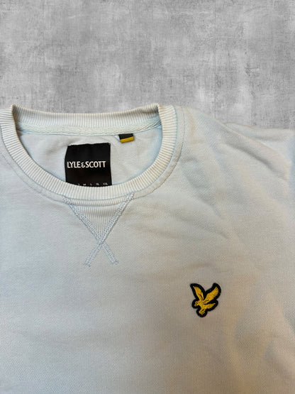 Lyle & Scott Sweatshirt Hellblau - Logo