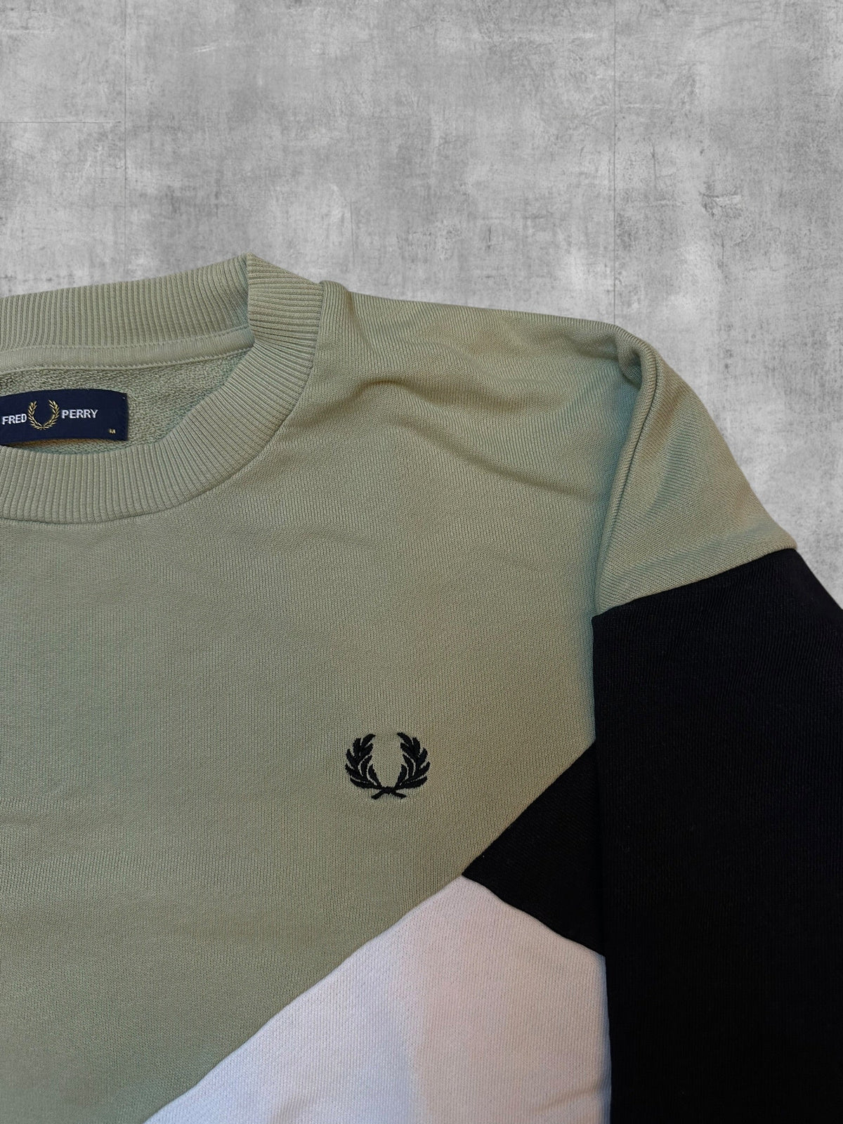 Fred Perry Sweatshirt Colorblock M - Logo
