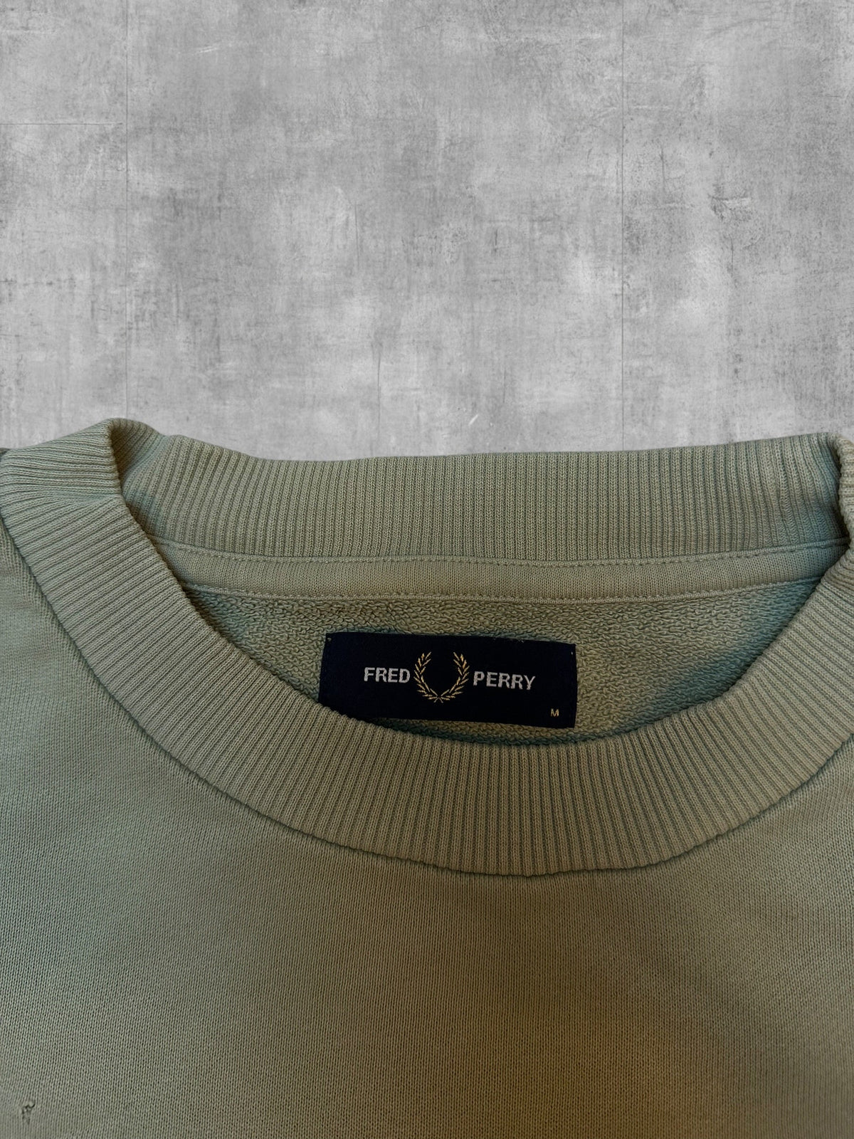 Fred Perry Sweatshirt Colorblock M - Nackentag