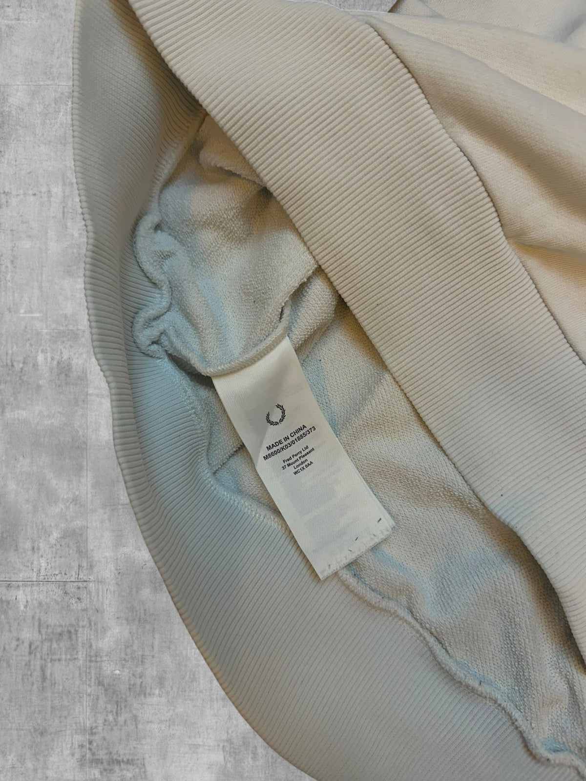 Fred Perry Sweatshirt Colorblock M - Etikett