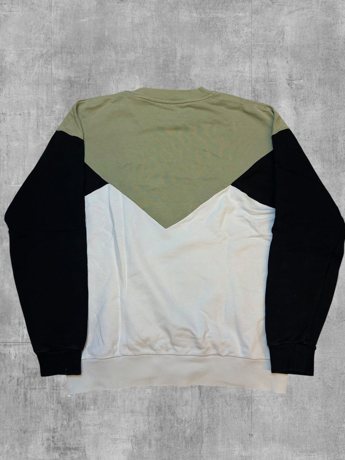 Fred Perry Sweatshirt Colorblock M - Rückseite