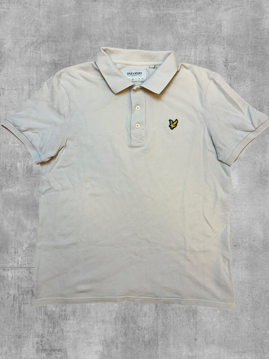 Lyle & Scott Poloshirt Beige M - Vorderseite