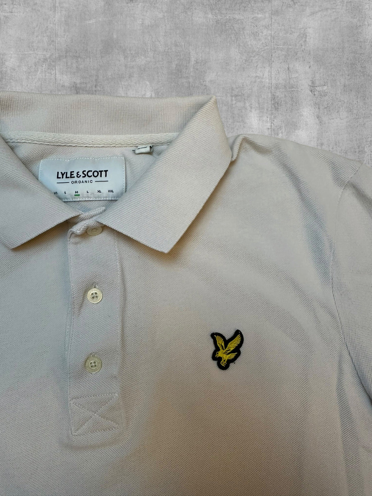 Lyle & Scott Poloshirt Beige M - Logo